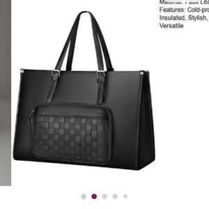 Elegant Black Tote Bag